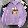 Chocolate Donut Luckie the Dog Unisex Hoodie
