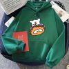 Chocolate Donut Luckie the Dog Unisex Hoodie