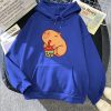 Chonky Capybara Drinking Matcha Bubble Tea Unisex Hoodie