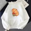 Chonky Capybara Drinking Matcha Bubble Tea Unisex Hoodie