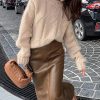 Chunky Twist Vintage O-Neck Pullover Knit Sweater