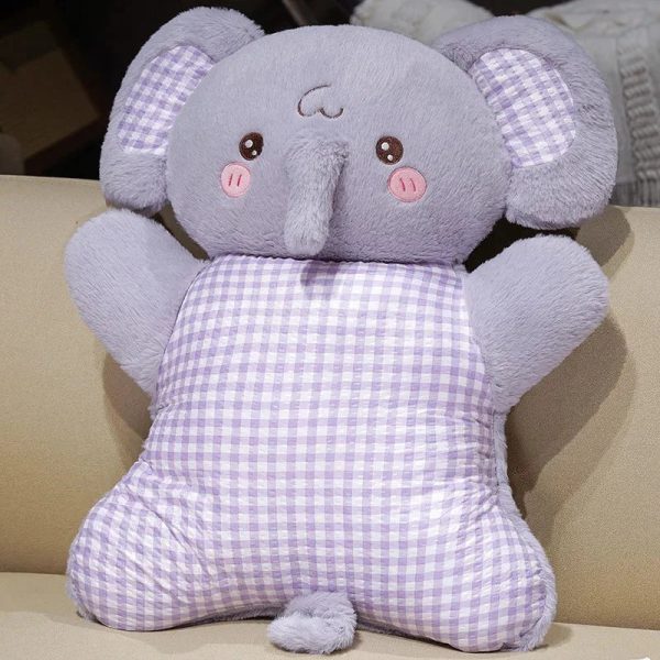 Cozy Pastel Animal Cuddle Cushions