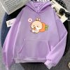 Cream Bunny Carrot Mobile Unisex Hoodies