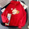 Cream Bunny Carrot Mobile Unisex Hoodies