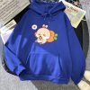 Cream Bunny Carrot Mobile Unisex Hoodies