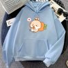 Cream Bunny Carrot Mobile Unisex Hoodies