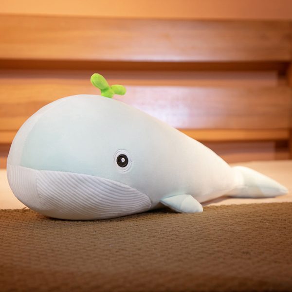 A Pod of Cuddly Whale Plushies