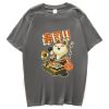 Cute Cat Eating Sushi Unisex Tee