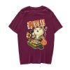 Cute Cat Eating Sushi Unisex Tee