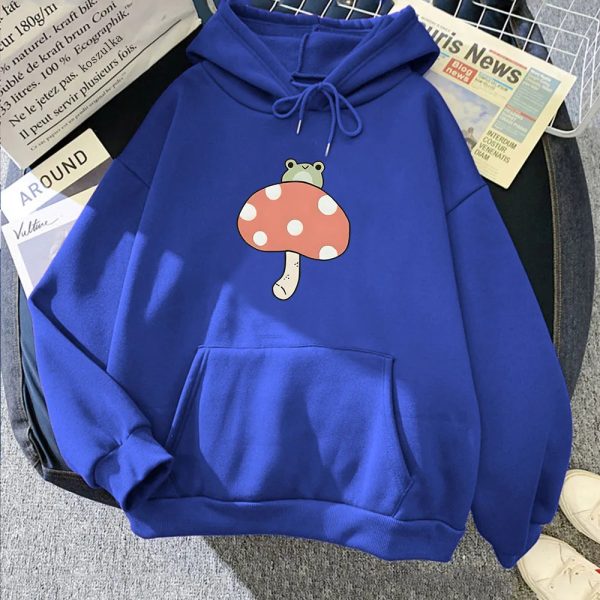 Cute Frog Mushroom Unisex Hoodie