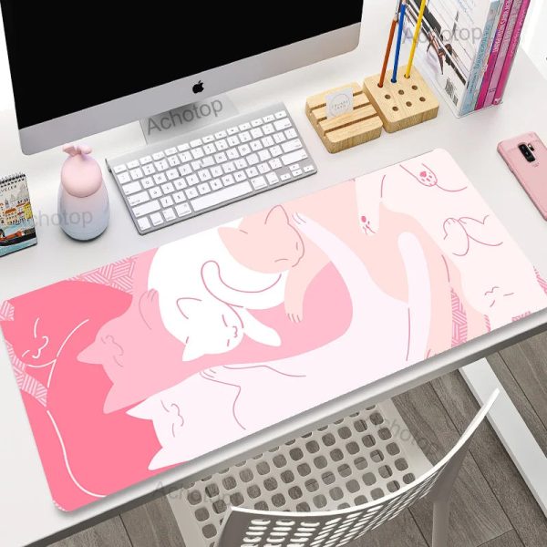 Cute Japanese-themed Cat Large Mouse Pad Collection 2