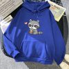 Cute Raccoon Drinking Bubble Milk Tea Unisex Hoodie