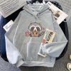 Cute Raccoon Eating Bubble Milk Tea and Pizza Unisex Hoodies