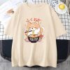Cute Shiba Inu Slurping Ramen Unisex Tee