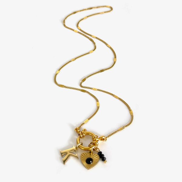 Daphne Layered Personalised Letter Necklace
