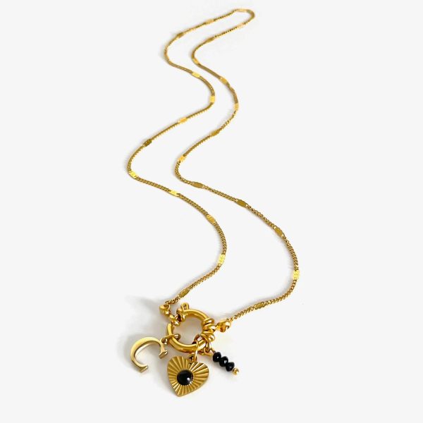 Daphne Layered Personalised Letter Necklace