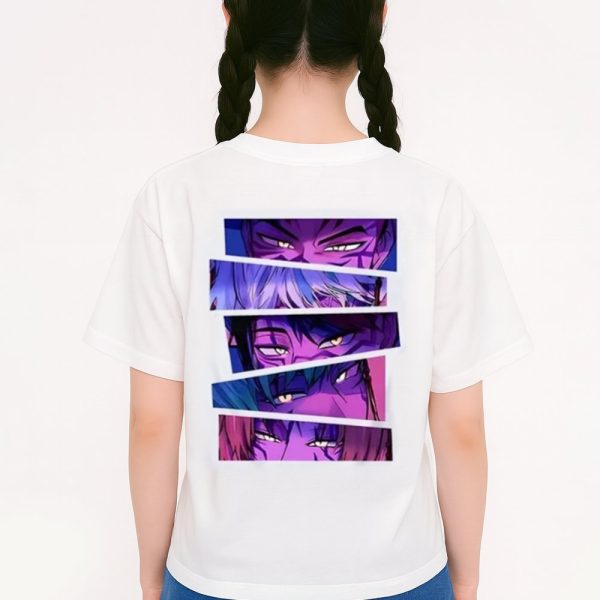 Demon Hunters Saja Boys Manga Split Unisex Tee