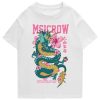 Emerald Dragon Pink Sakura Unisex Cotton Tee