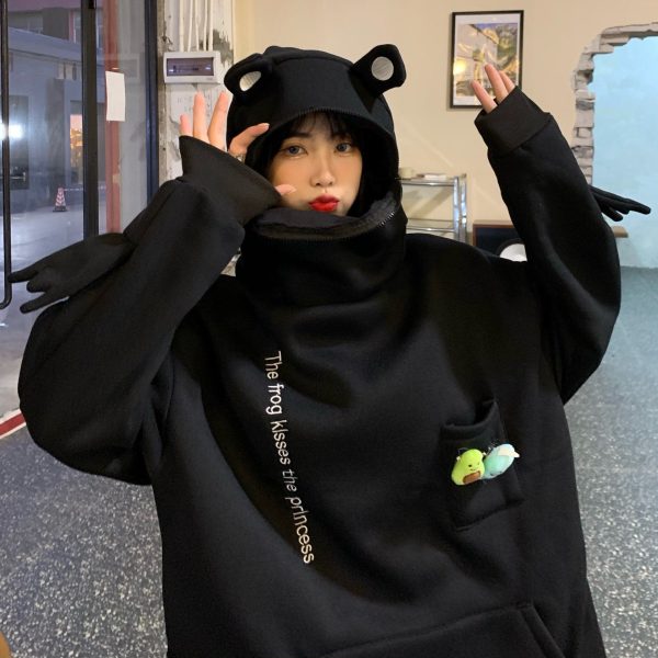 Frog Hood Hoodie *EXCLUSIVE*