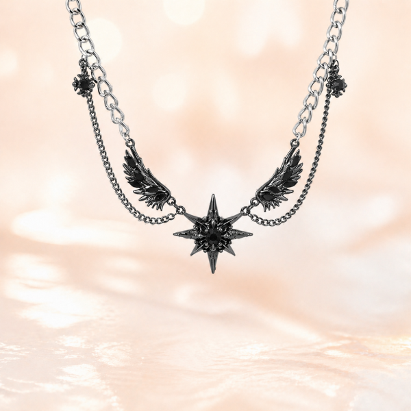 Fallen Star Wing Choker Necklace Fallen Star Wing Choker Necklace
