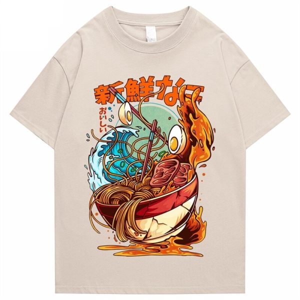 Flaming Hot Wagyu Ramen Unisex Cotton Tee