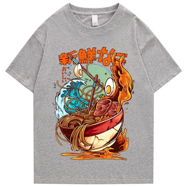 Flaming Hot Wagyu Ramen Unisex Cotton Tee