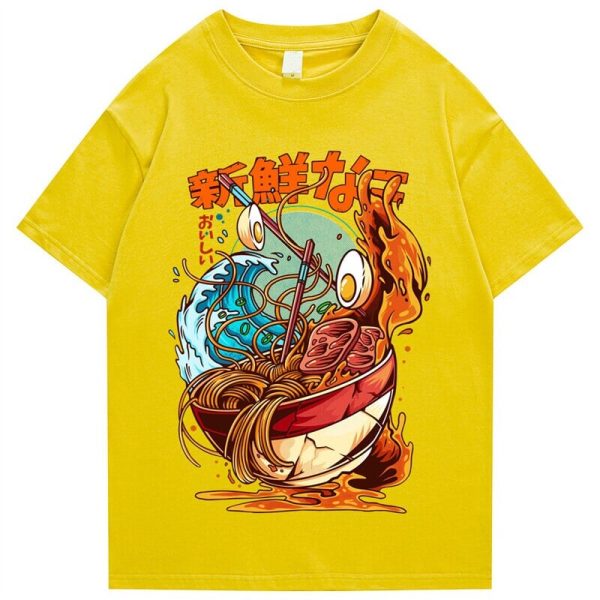 Flaming Hot Wagyu Ramen Unisex Cotton Tee