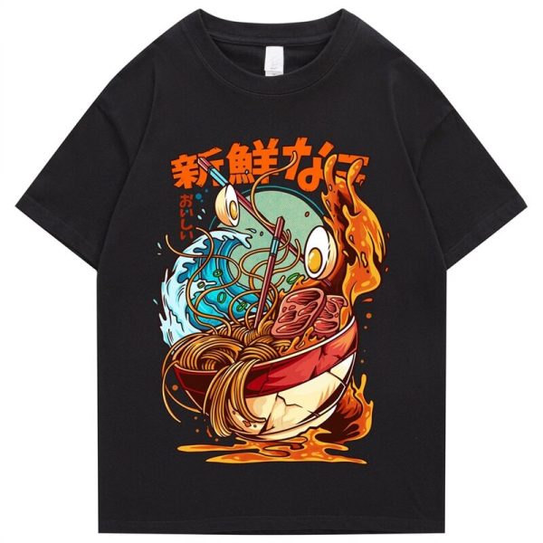 Flaming Hot Wagyu Ramen Unisex Cotton Tee