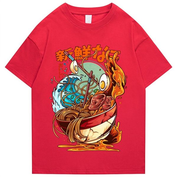 Flaming Hot Wagyu Ramen Unisex Cotton Tee