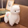 Kawaii Pink Purple White Fluffy Alpaca Plushie Collection