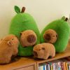 Fluffy Avocado Capybara Plushie