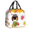 Four Seasons Furisode Kimono Girl Lunch Bag