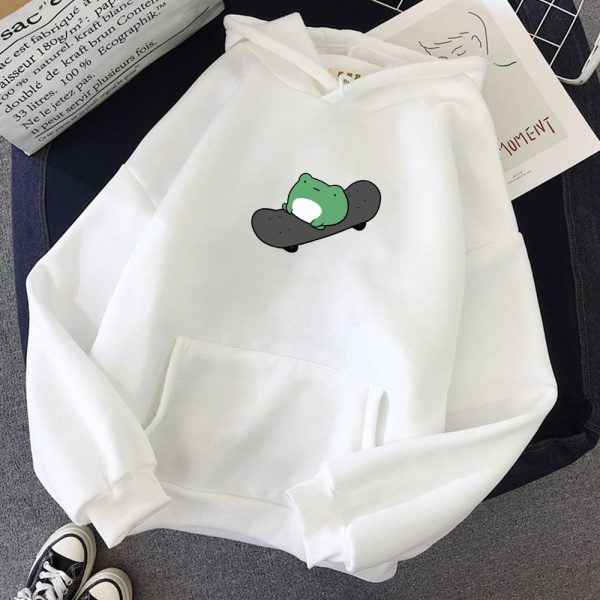 Frog on Skateboard Unisex Hoodies - Limited Stock