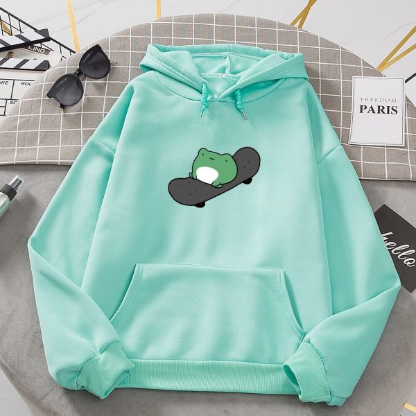 Frog on Skateboard Unisex Hoodies - Limited Stock