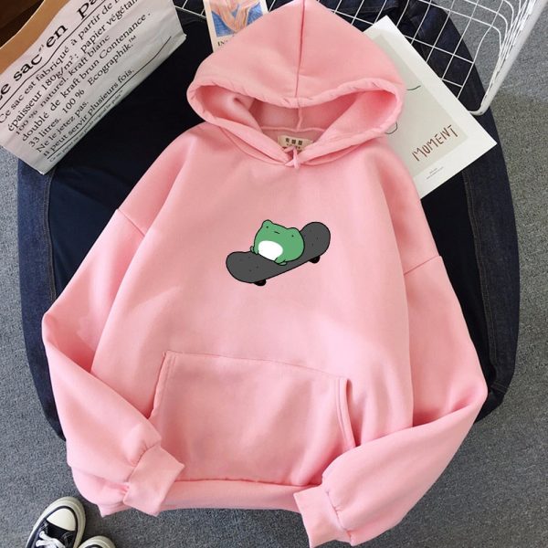 Frog on Skateboard Unisex Hoodies - Limited Stock