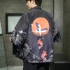 Golden Koi and Japanese Crane Men Kimono