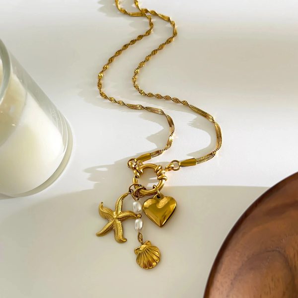 Golden Tide Charm Necklace Golden Tide Charm Necklace