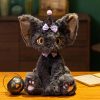 Halloween Black Witch Cat Plushies