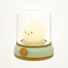 Happy Glowing Candle Flame LED Night Light