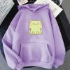 Happy Green Blushing Frog Unisex Hoodie