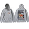 Harajuku Japanese Fish Konnichiwa Poster Unisex Hoodie