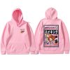 Harajuku Japanese Fish Konnichiwa Poster Unisex Hoodie