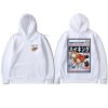 Harajuku Japanese Fish Konnichiwa Poster Unisex Hoodie