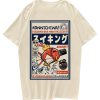 Harajuku Japanese Fish Konnichiwa Poster Unisex Tee