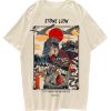 Harajuku Stone Lion Printed Streetwear Unisex Tee