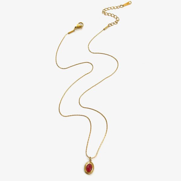 Heirloom Gold Aura Gemstone Necklace