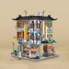 Hong Kong Street Apartment & Pharmacy Micro Building Blocks