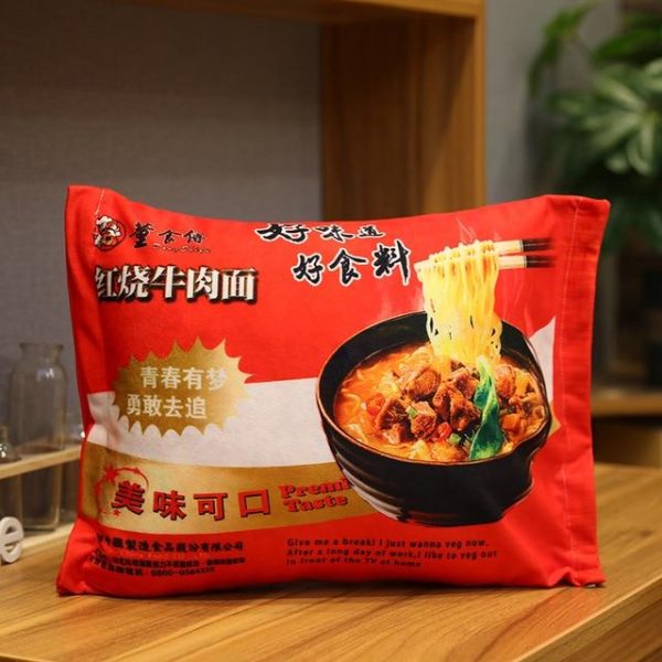 Instant Noodle Plushie Pillow Instant Noodle Plushie Pillow