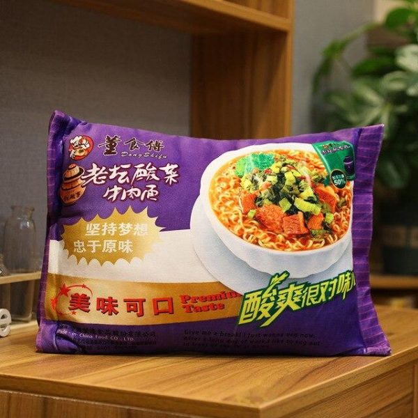 Instant Noodle Plushie Pillow Instant Noodle Plushie Pillow