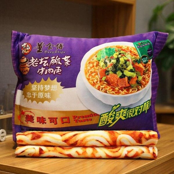 Instant Noodle Plushie Pillow Instant Noodle Plushie Pillow